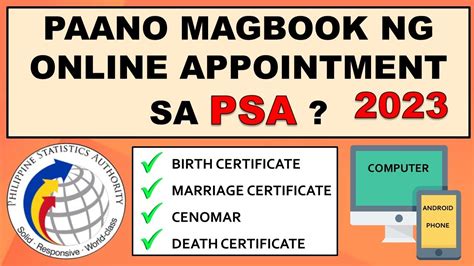 psa online appointment cotabato city